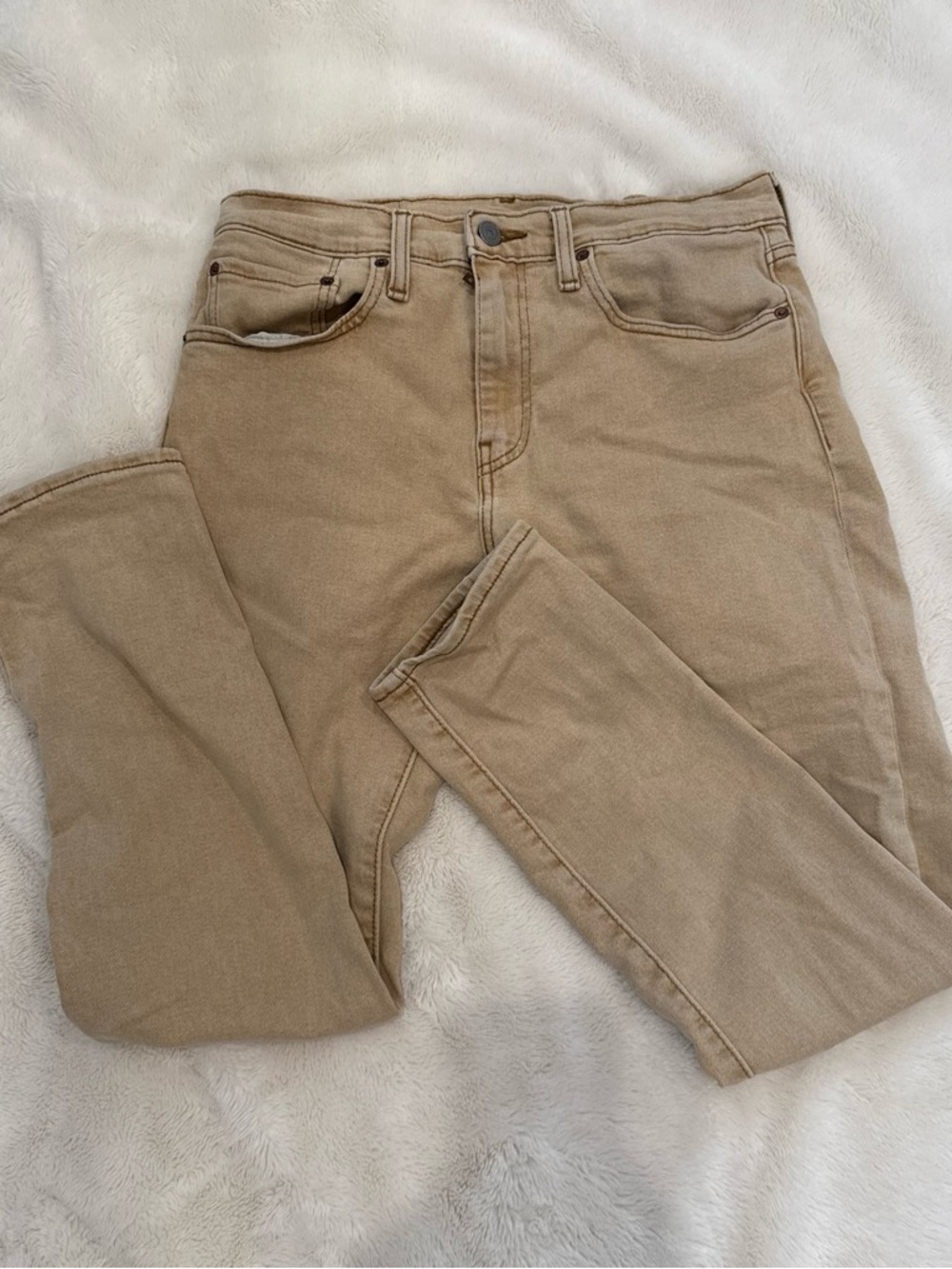 Classic Men's Taylor vintage Slim Fit Jeans in Taupe